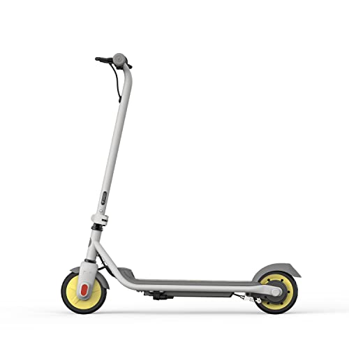 Segway Ninebot eKickScooter ZING C8, Electric Kick Scooter for Kids, Teens, Boys and Girls, Lightweight and Foldable, Light Grey & Yellow