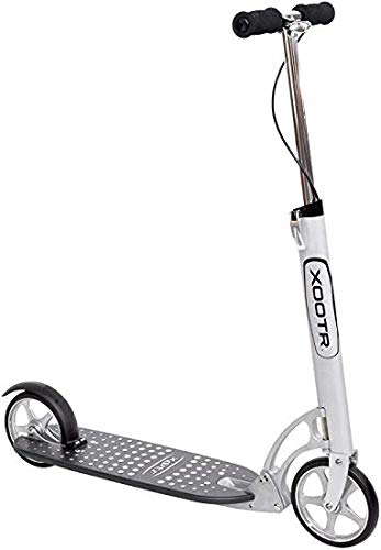 Xootr Mg Teen/Adult Kick Scooter - 800+lb Capacity - Life Long Backing - QuickClick Latch Folding Mechanism - Front & Rear Brake