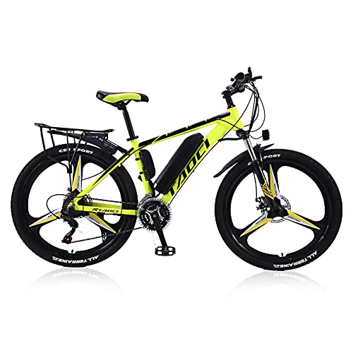 Hyuhome Electric Bikes for Adult, Magnesium Alloy Ebikes Bicycles All Terrain,26" 36V 13Ah Removable Lithium-Ion Battery Mountain Ebike for Mens