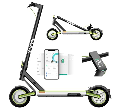 NAVEE S65 Adult Electric Scooter AWARD WINNING, HUGE 65KM RANGE, HIGH-TECH BMS System, SELF SEALING Tyres (avoid punctures), E-ABS Brake, POWERFULL 500w 48V, Waterproof, HEAVY DUTY DOUBLE SUSPENSION