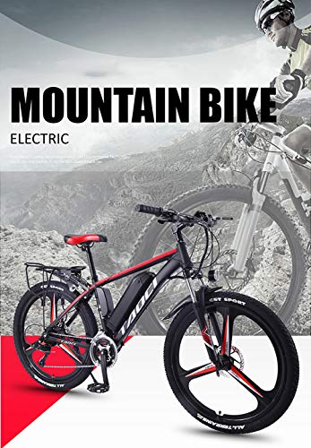 Hyuhome Electric Bikes for Adult, Magnesium Alloy Ebikes Bicycles All Terrain,26" 36V 13Ah Removable Lithium-Ion Battery Mountain Ebike for Mens