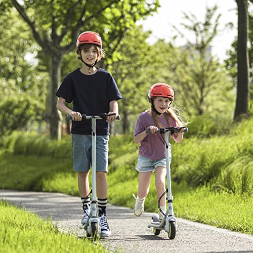 Segway Ninebot eKickScooter ZING C8, Electric Kick Scooter for Kids, Teens, Boys and Girls, Lightweight and Foldable, Light Grey & Yellow