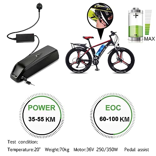 Hyuhome Electric Bikes for Adult, Magnesium Alloy Ebikes Bicycles All Terrain,26" 36V 13Ah Removable Lithium-Ion Battery Mountain Ebike for Mens