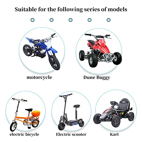 4400RPM 2500W 60V Electric Scooter Motor Brushless DC Motor Kits Electric Gokart Mid Motors with 45A Speed Controller, Throttle, Foot Pedal E-Scooter E-Bike Dirt Bike Motorcycle