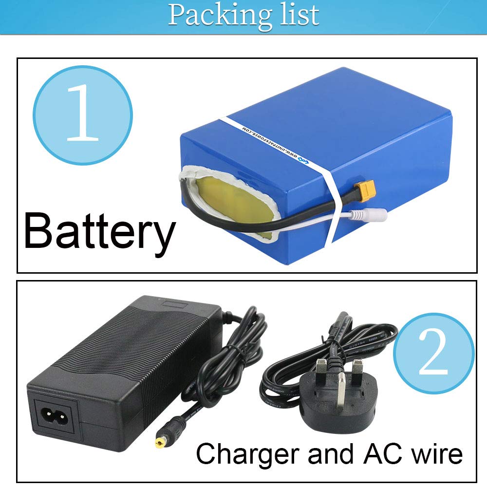 (UK Warehouse) 72V 40AH Ebike Battery for 72V 5000W 4000W 3000W 2500W 2000W 1500W 1000W Ebike, Go-kart, Scooter, Waterproof Lithium Battery Pack with Charger