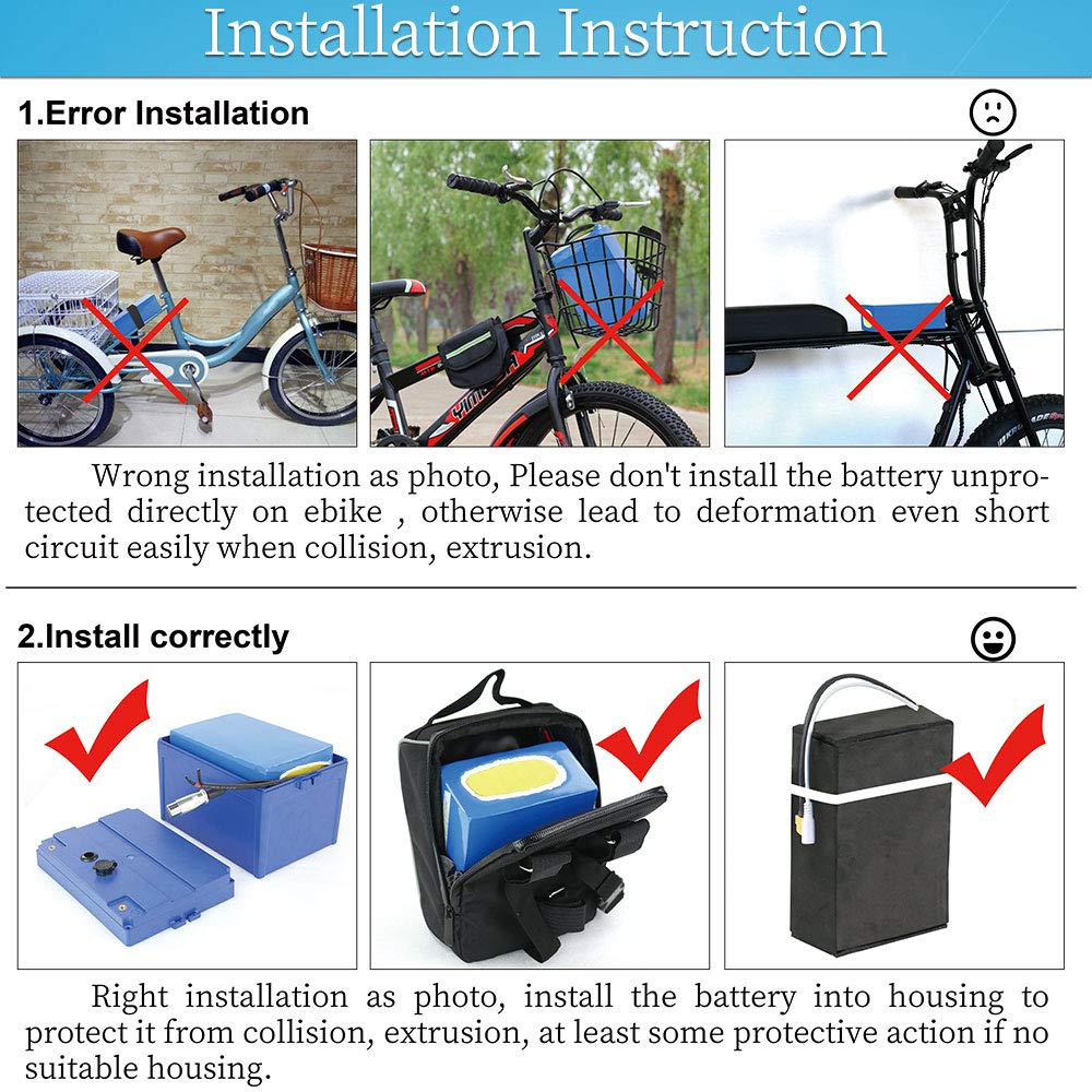 (UK Warehouse) 72V 40AH Ebike Battery for 72V 5000W 4000W 3000W 2500W 2000W 1500W 1000W Ebike, Go-kart, Scooter, Waterproof Lithium Battery Pack with Charger